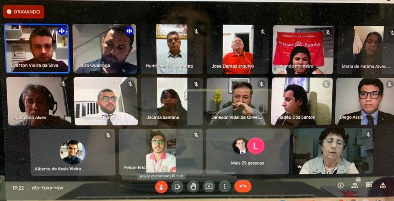 Posse do Novo Conselho Diretor do Rotary e Rotaract Pombal