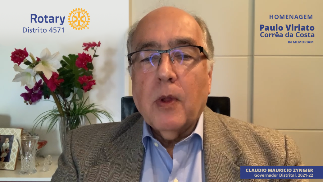 Participação na reunião semanal do Rotary Club El Rimac (Peru) e os Governadores de Ouro 2021-22 do Brasil