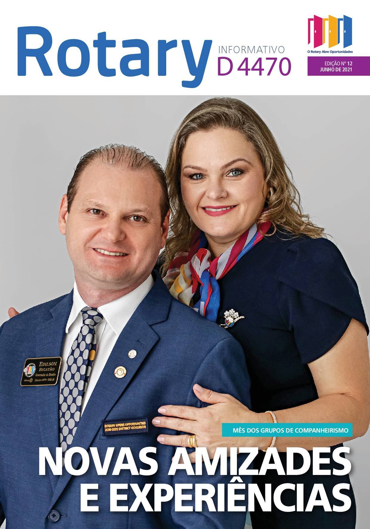 Informativo Rotário de Junho/2021 - Numero 12 - Carta Mensal