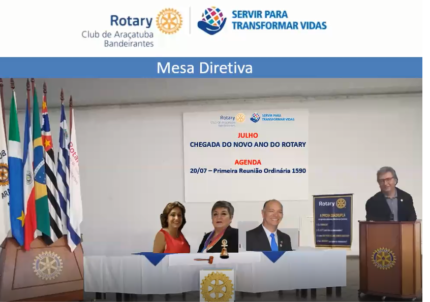 Gravação da 02ª RO - 1592 - Reunião Ordinária - Entrega Paul Harris/Safira - Cadeiras Rodas, Escadas, Dinh 20/07/2021