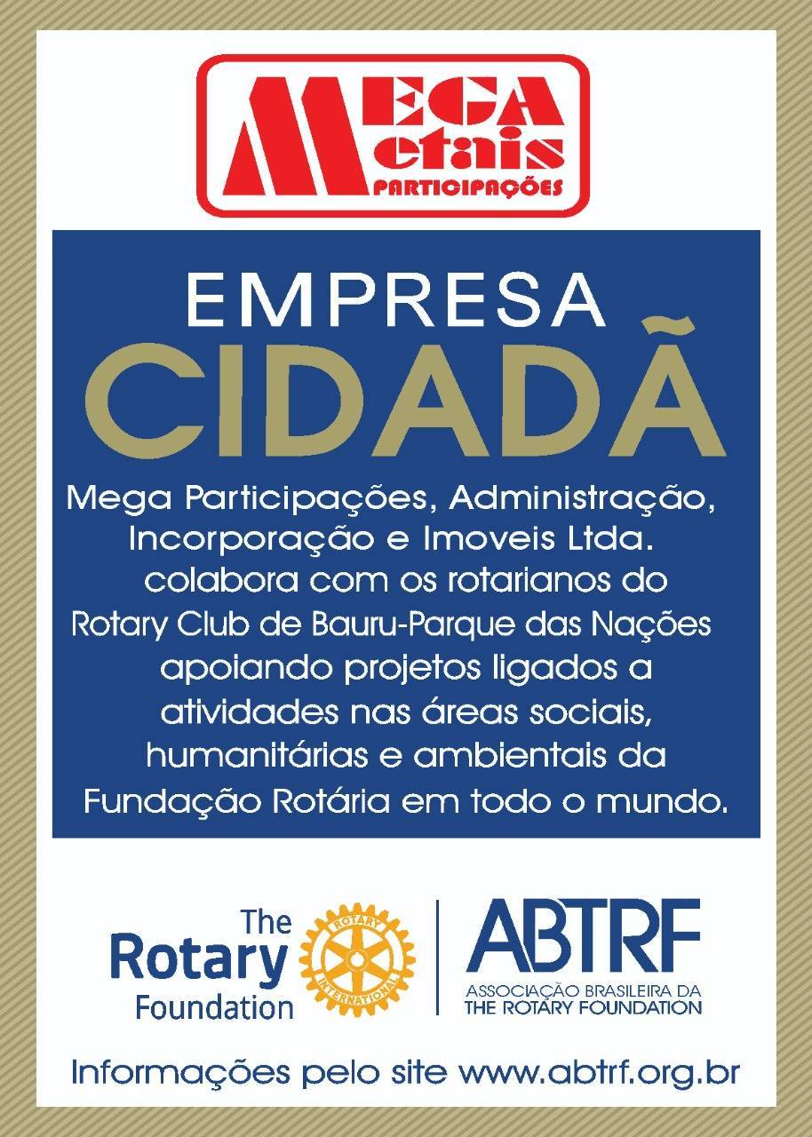 MEGA PARTICIPAÇÕES,  EMPRESA CIDADÃ. 