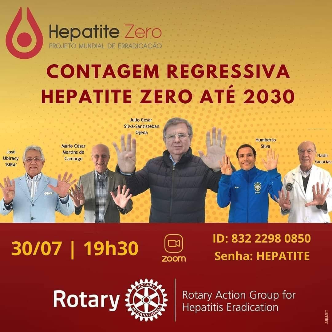 Convite para o evento Hepatite Zero