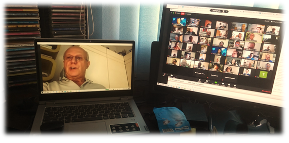 O RCBI foi o primeiro clube do Distrito 4530 a fazer reuniões virtuais por zoom.