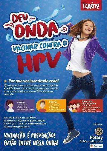 Projeto HPV-Rotary Club de Santos Boqueirão