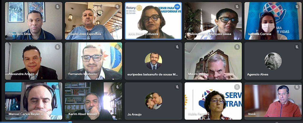 Presidente Isabella Correia deu posse aos companheiros Alexandre Araújo e Fernando Modesto durante a quinta reunião 2021-22