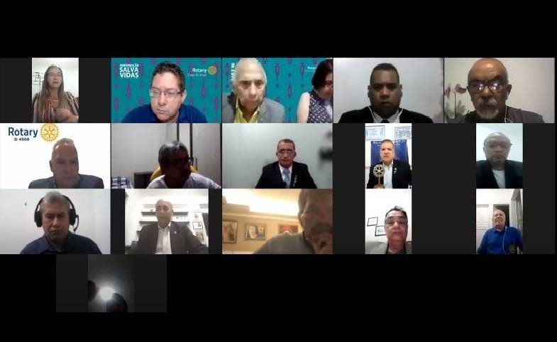 Visita do Governador do Distrito 4500 ao Rotary club de Patos Norte