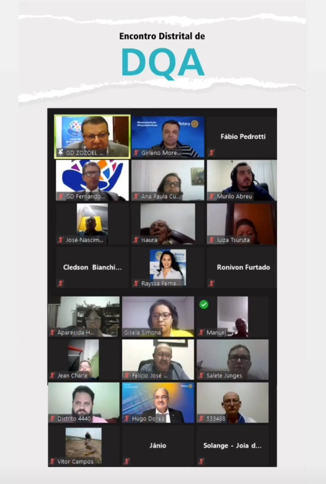 Encontro Distrital de DQA