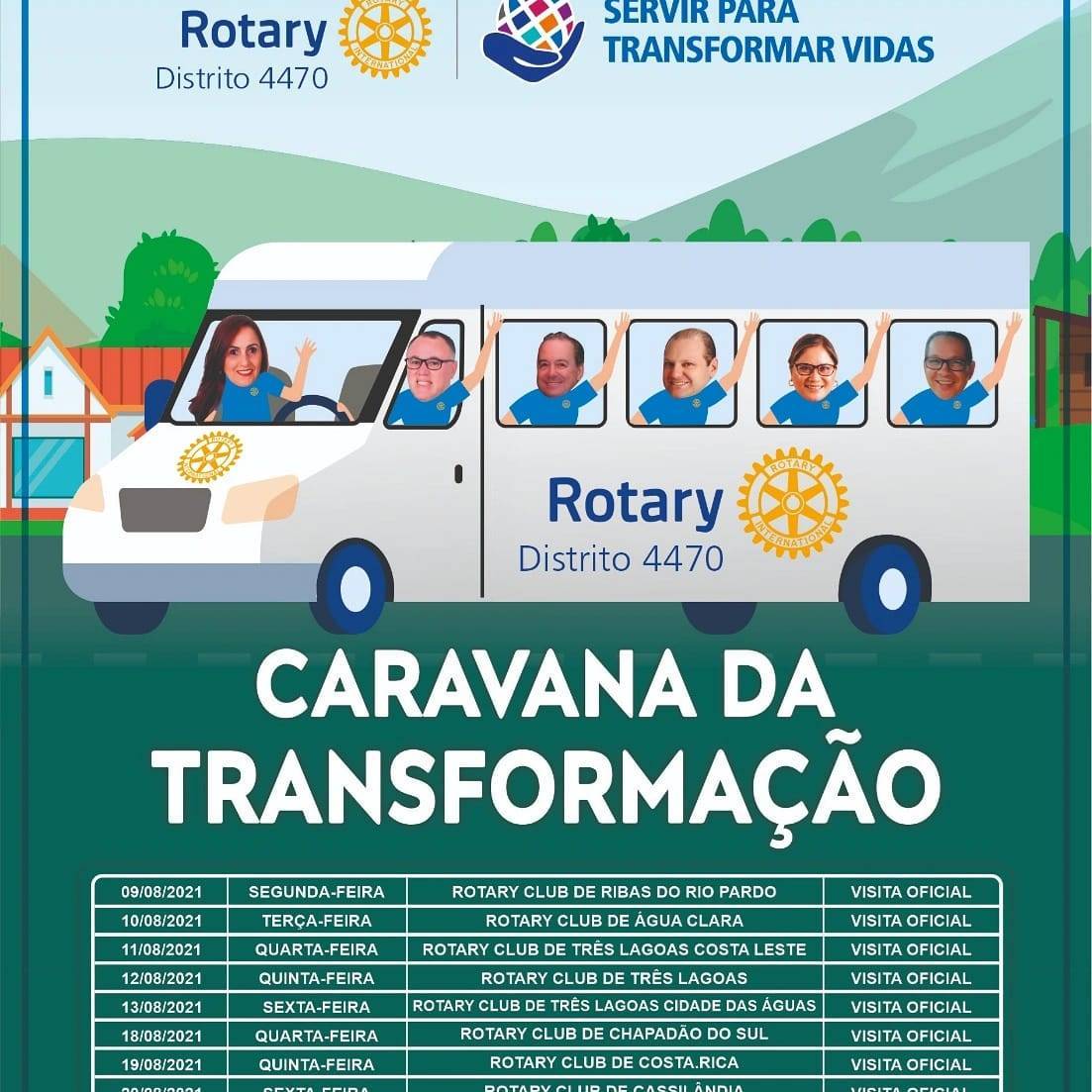CARAVANA DA TRANSFORÇÃO SEGUE PELO DISTRITO