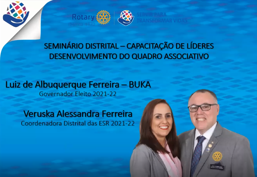 Gravação do 1º SEMINARIO DE DQA 2021 22 D4470 - 01-07-2021