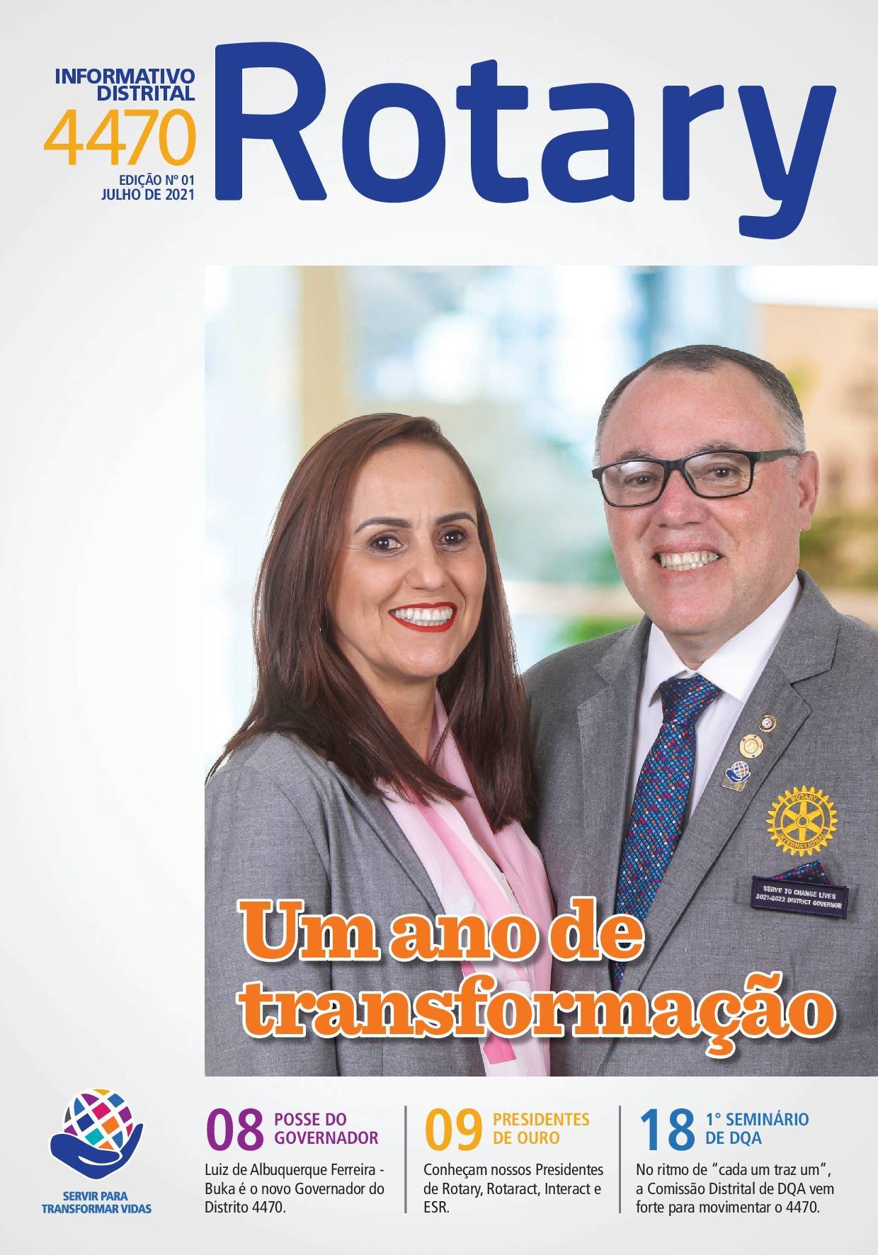 Informativo Rotário de Julho/2021 - Numero 01 - Carta Mensal