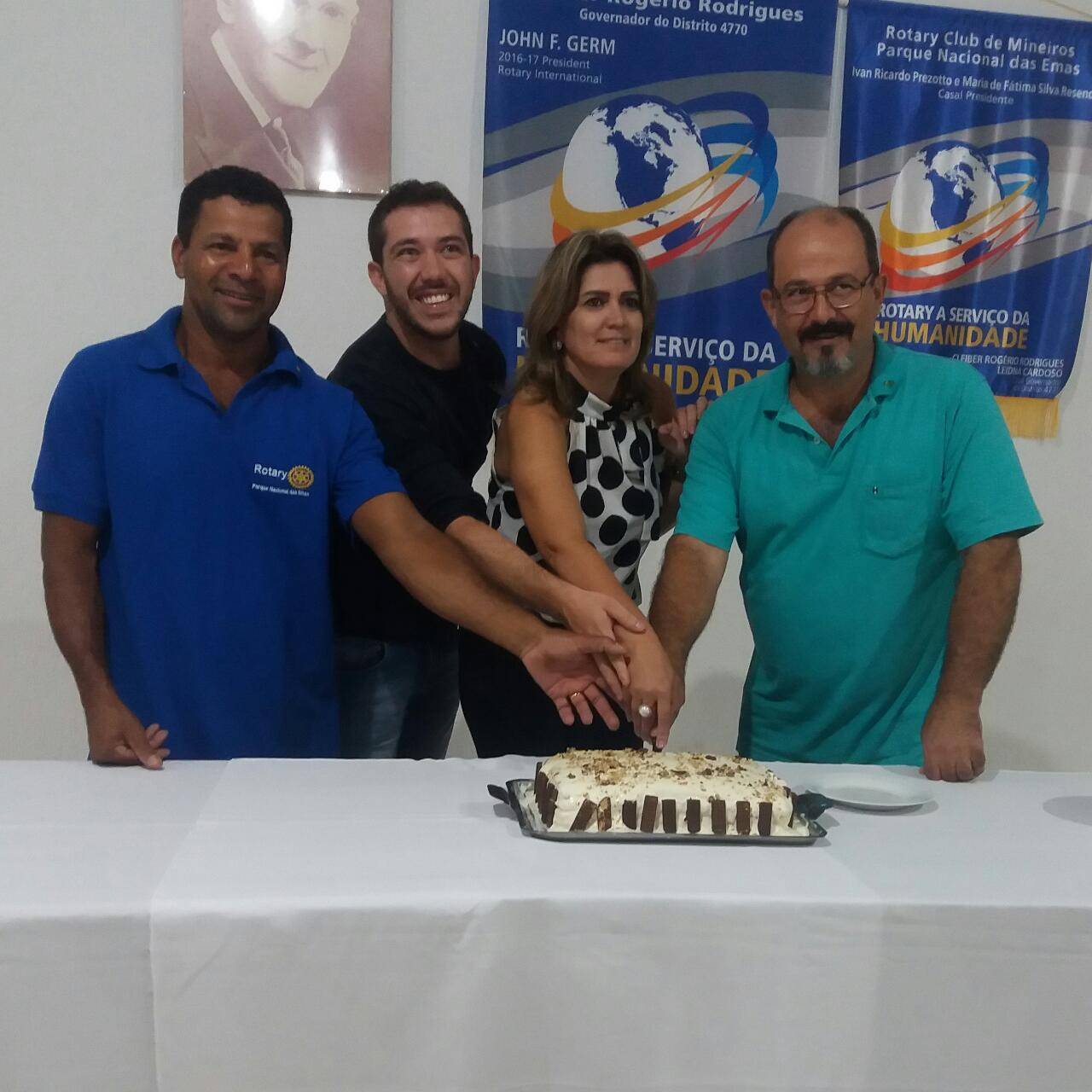 Companheiros: Agnaldo, Jáisson, Carla e Márcio Luciano