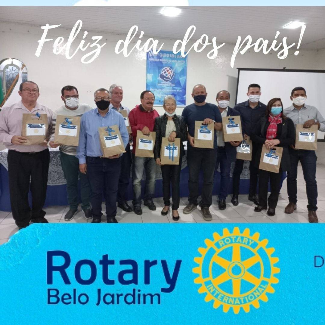 ROTARY BELO JARDIM REALIZA REUNIÃO FESTIVA PARA COMEMORAR O DIA DOS PAIS
