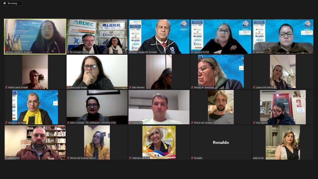 Reunião do Rotary Club de Cachoeira Do Sul Arrozais 