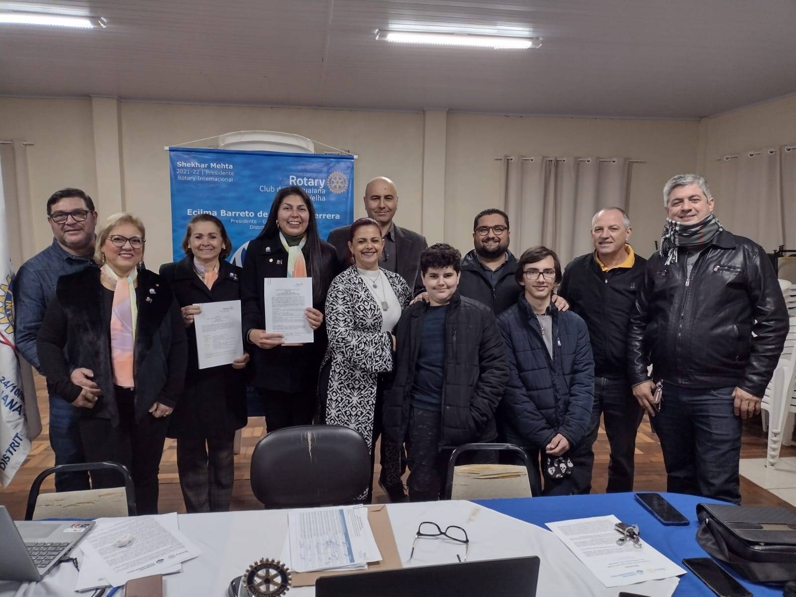 Aprovação Estatuto, Regimento Interno e Fundação do Interact Club de Uruguaiana Santana Velha