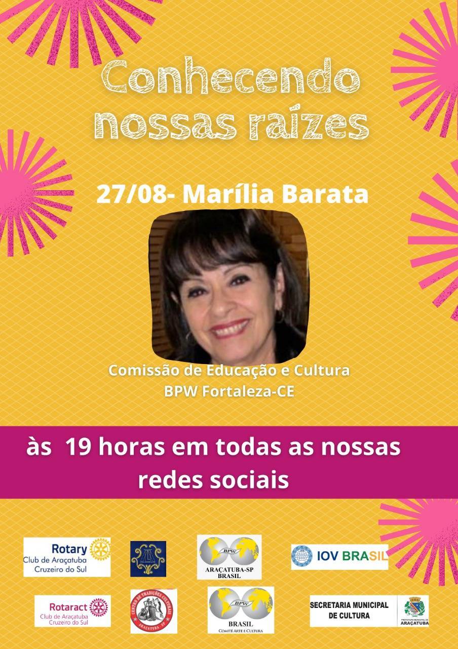 Marília Barata - Comissão de Educação e Cultura - BPW Fortaleza - CE