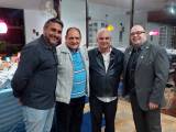 Vice-presidente Josemar, Co. Osny, presidente do RC Jacarepaguá, Sr. Madeira, e o presidente do RCAR, 21-22 Antônio Marques Mesquita