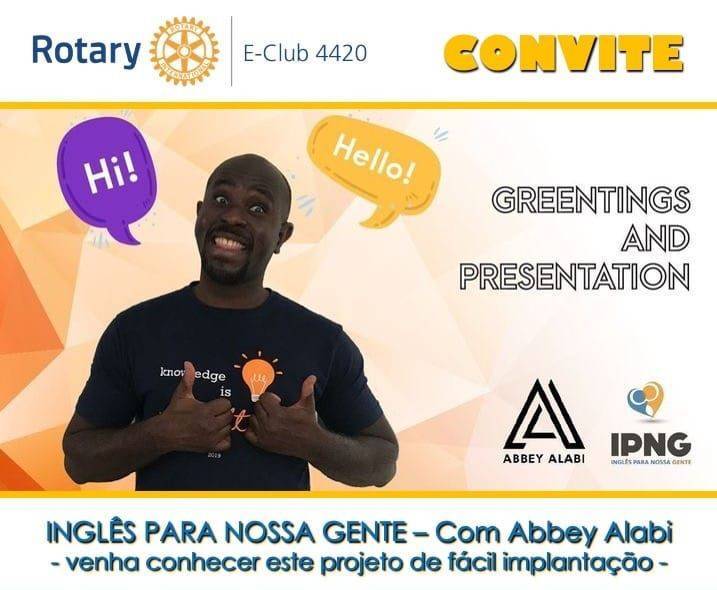 Este é nosso professor Abbey Alabi, quem faz a diferença, quem abre oportunidades, quem transforma vidas de jovens e adolescentes. Projeto E Club.