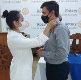 Companheira Governadora Indicada madrinha do jovem Felipe.