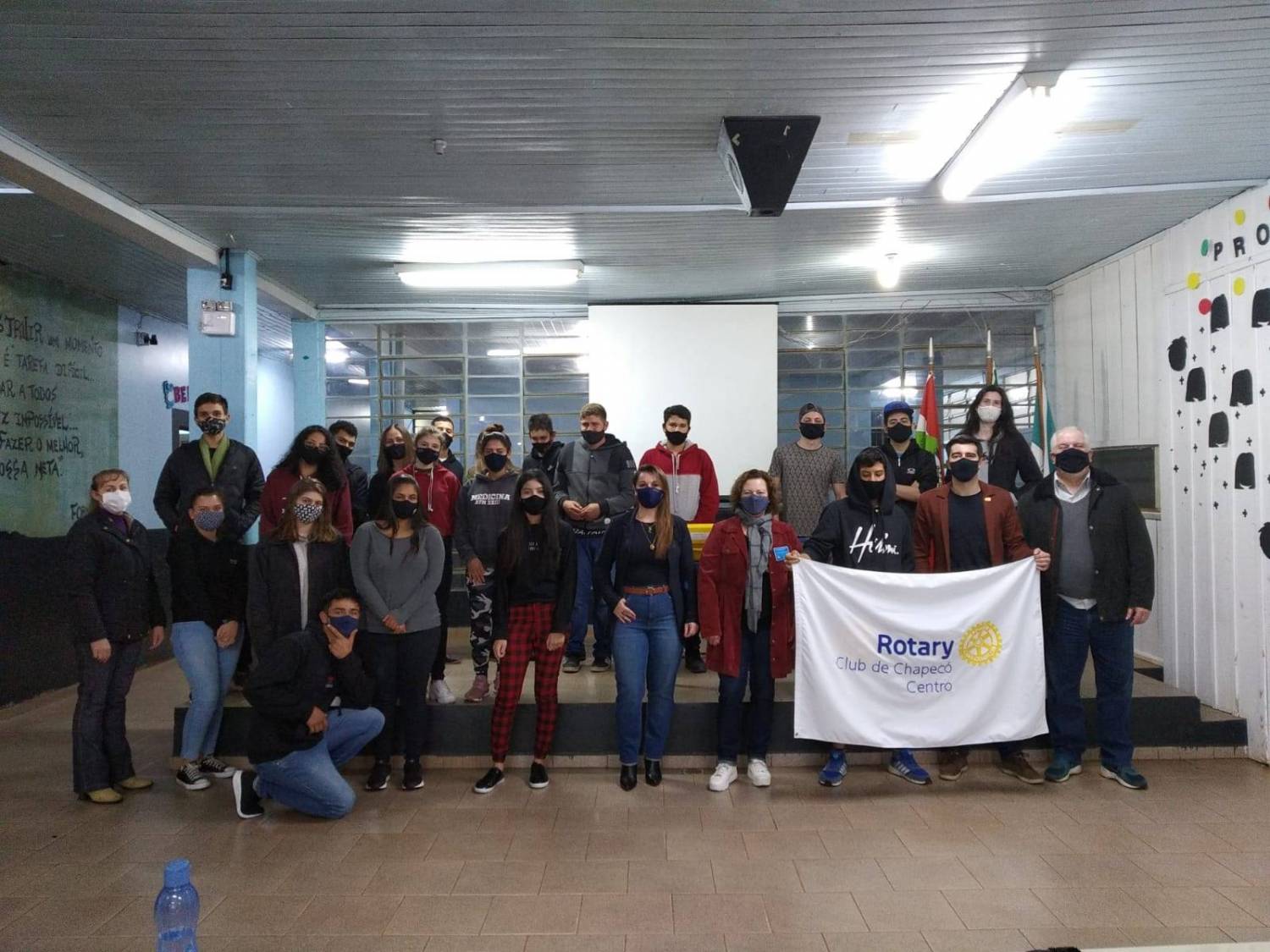 Rotary Club de Chapecó Centro realiza Ciclo de Palestras educacionais da Escola Marcolina Rodrigues da Silva, no Distrito de Marechal Bormann.