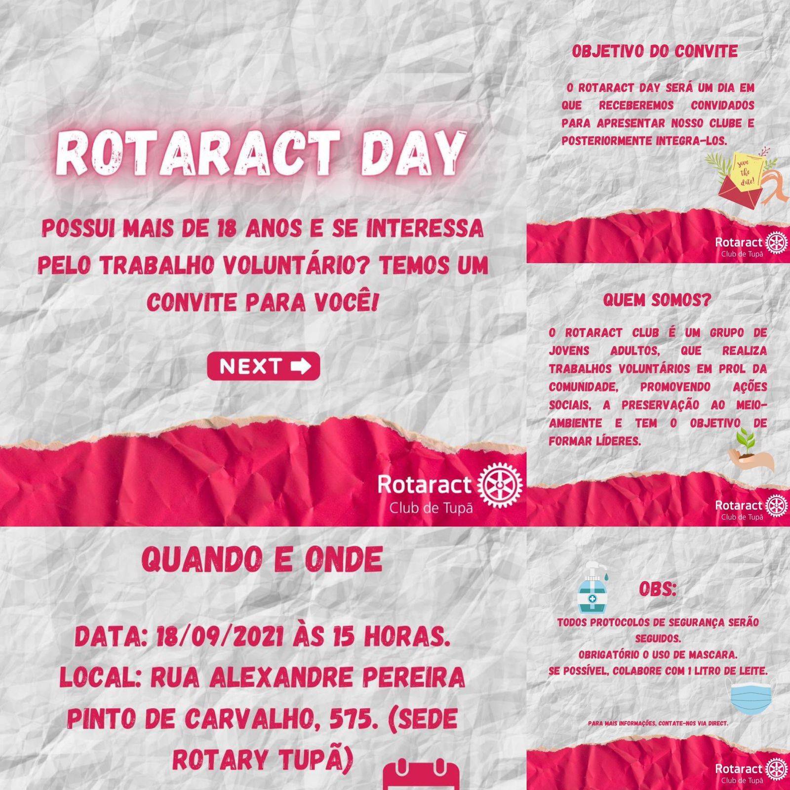 Convite Rotaract Day