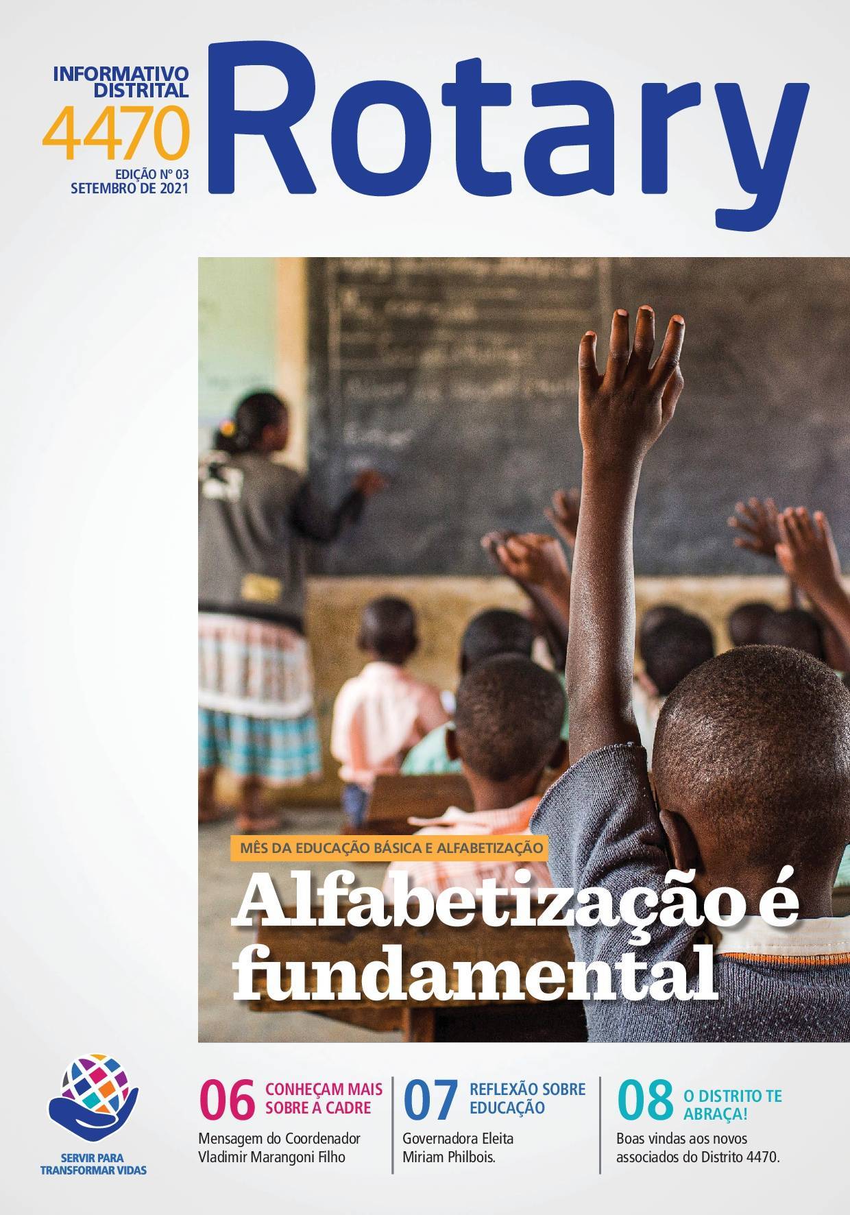 Informativo Rotário de SETEMBRO/2021 - Numero 03 - Carta Mensal
