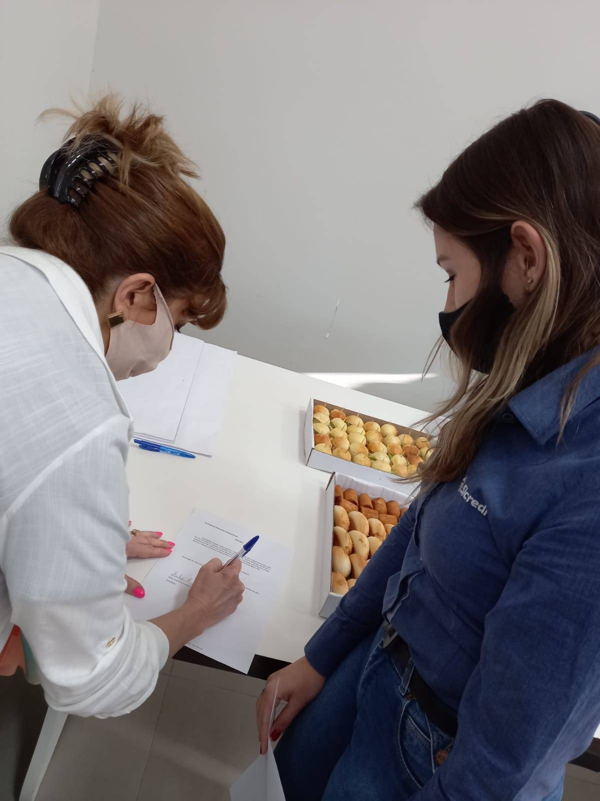 Assinatura do recibo