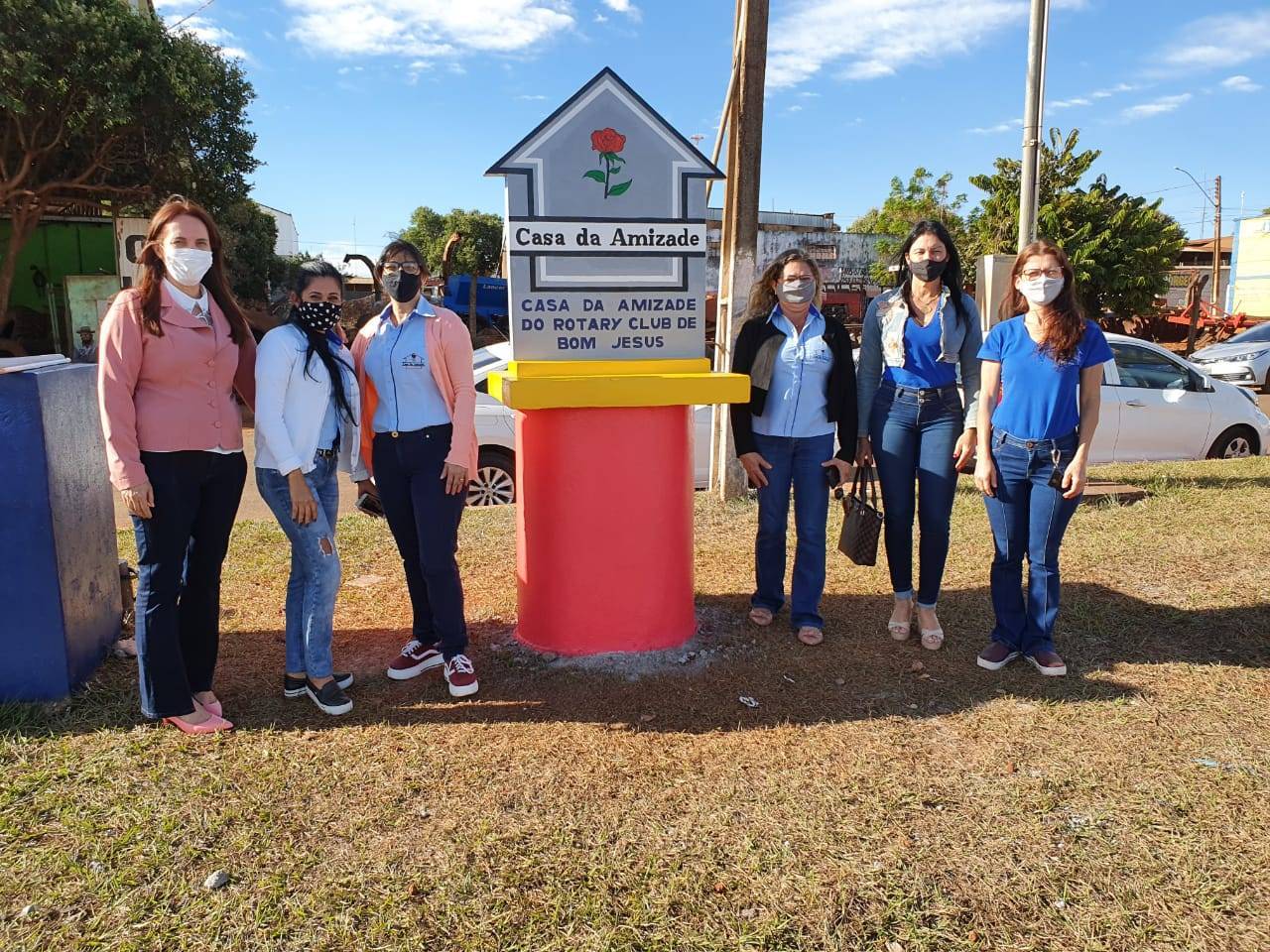 MARCO CASA DA AMIZADE DO ROTARY CLUB BOM JESUS GO.
