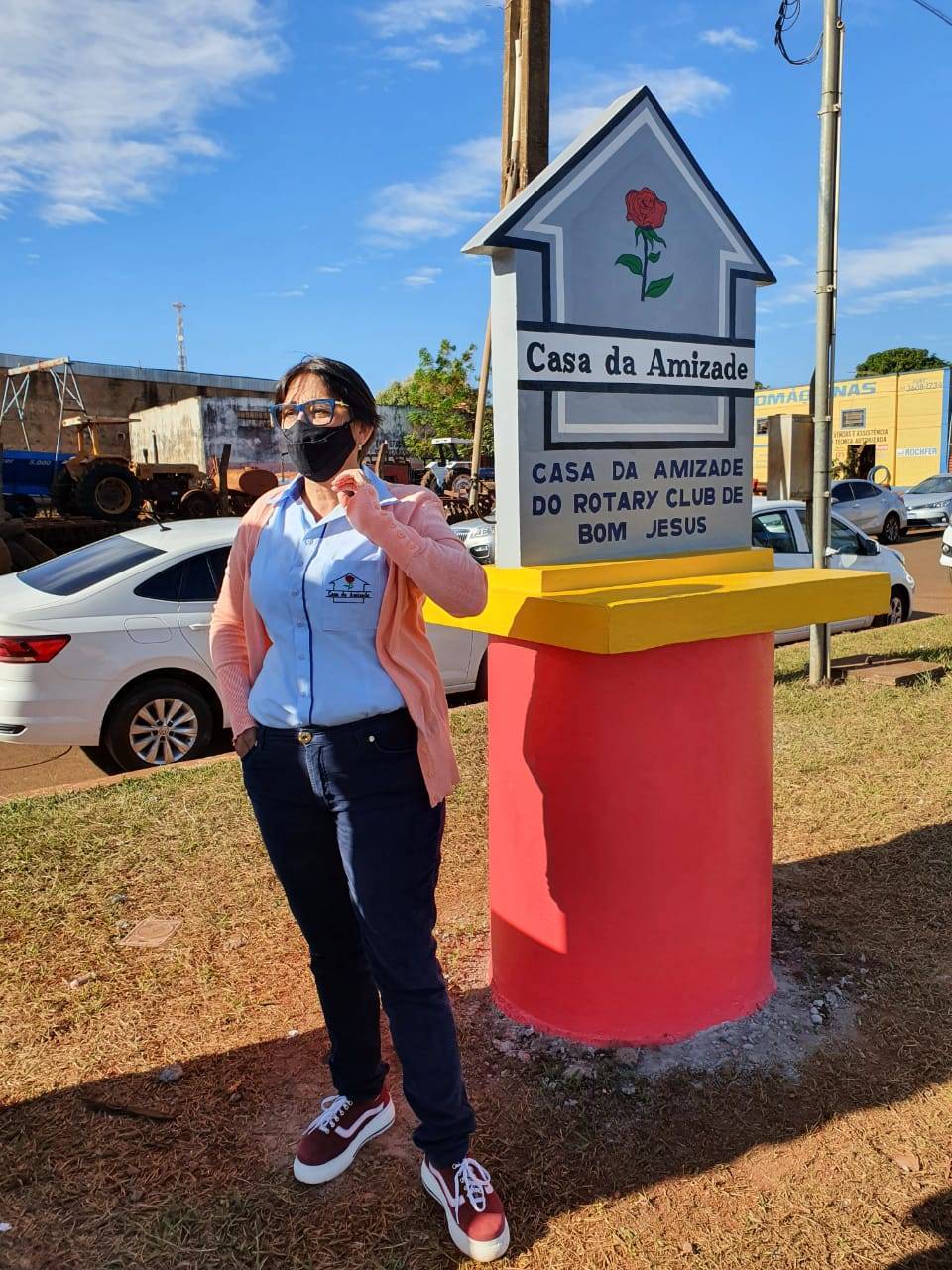 MARCO CASA DA AMIZADE DO ROTARY CLUB BOM JESUS GO.