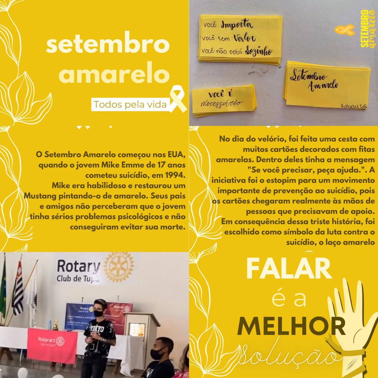 Ação de Setembro Amarelo