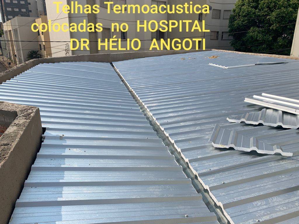 TELHADO JA CONERTO COM AS TELHAS TERMOACUSTICAS DOADAS PELA CASA DA AMIZADE  UBERABA GESTÃO 201/2022