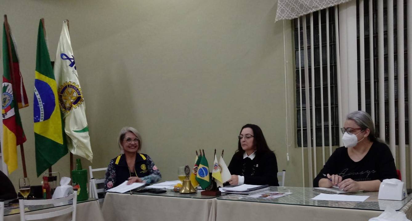 Primeira reunião presencial do Rotary Club de Cachoeira do Sul Arrozais 2021