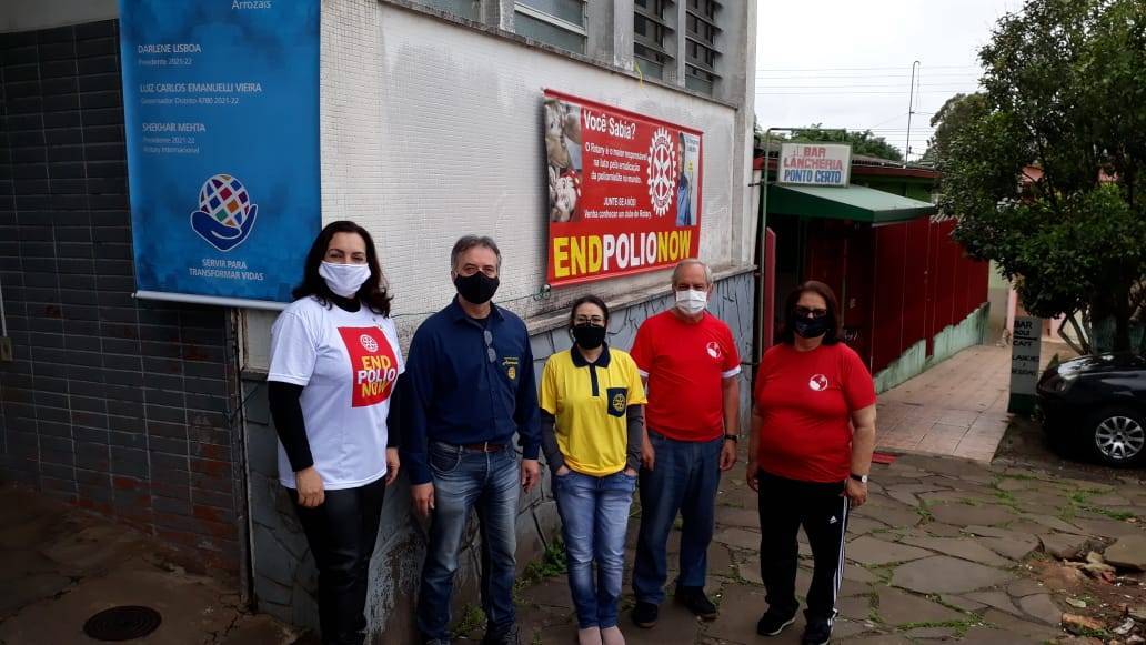 Presidente Darlene Lisboa e equipe no dia "D".