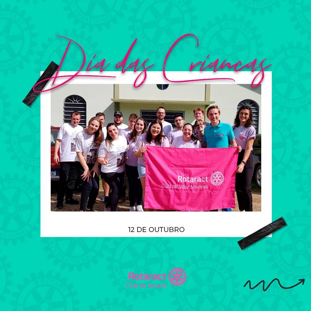 Os Rotaracts Clubes de Ibirama e Vitor Meireles