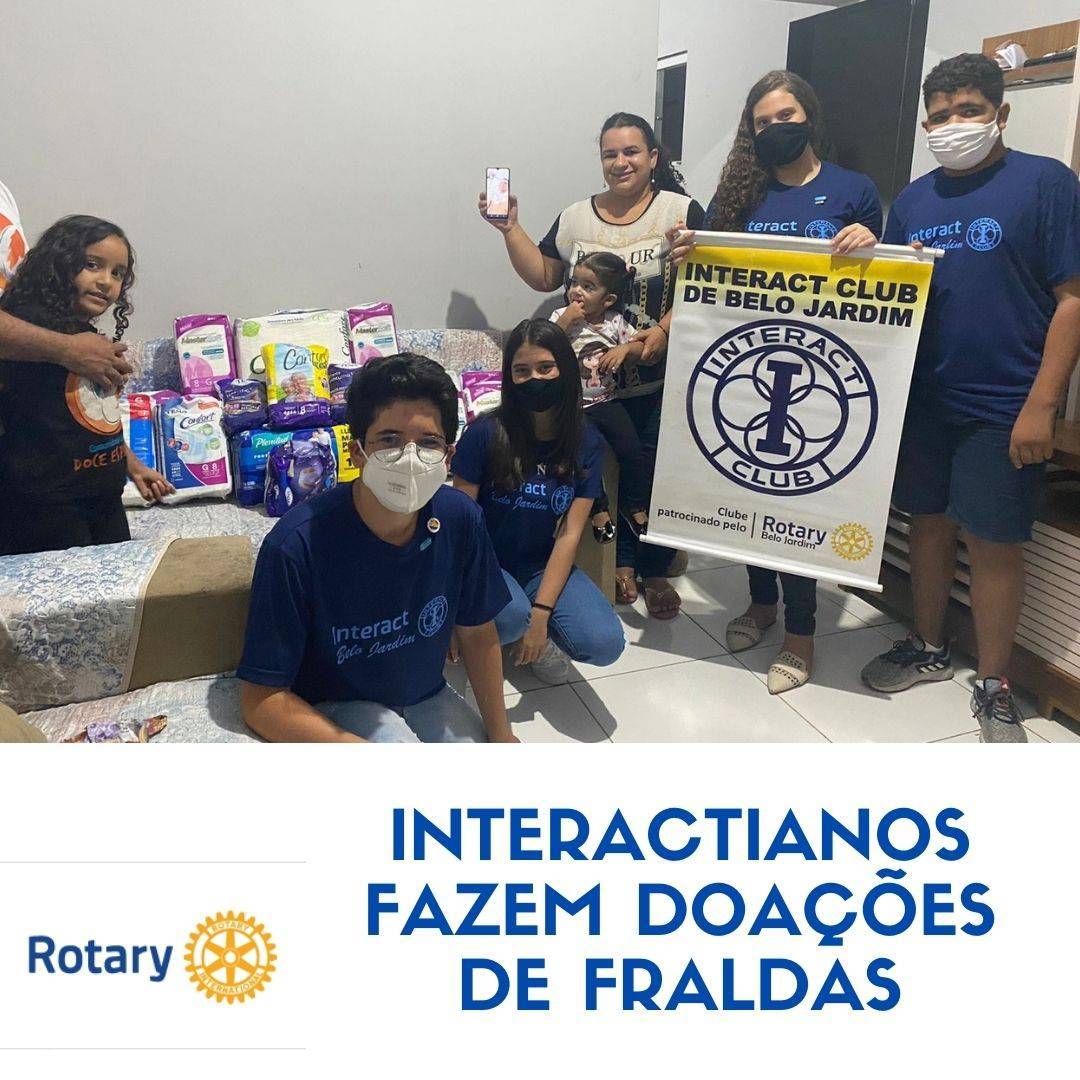 INTERACTIANOS FAZ DISTRIBUIÇÃO DE FRALDAS DESCARTÁVEIS