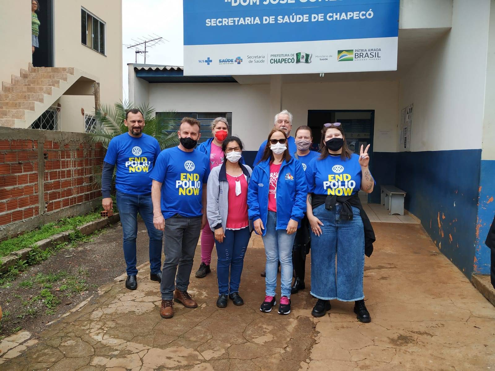 Rotary Club de Chapecó Centro realiza ação em combate a Poliomielite