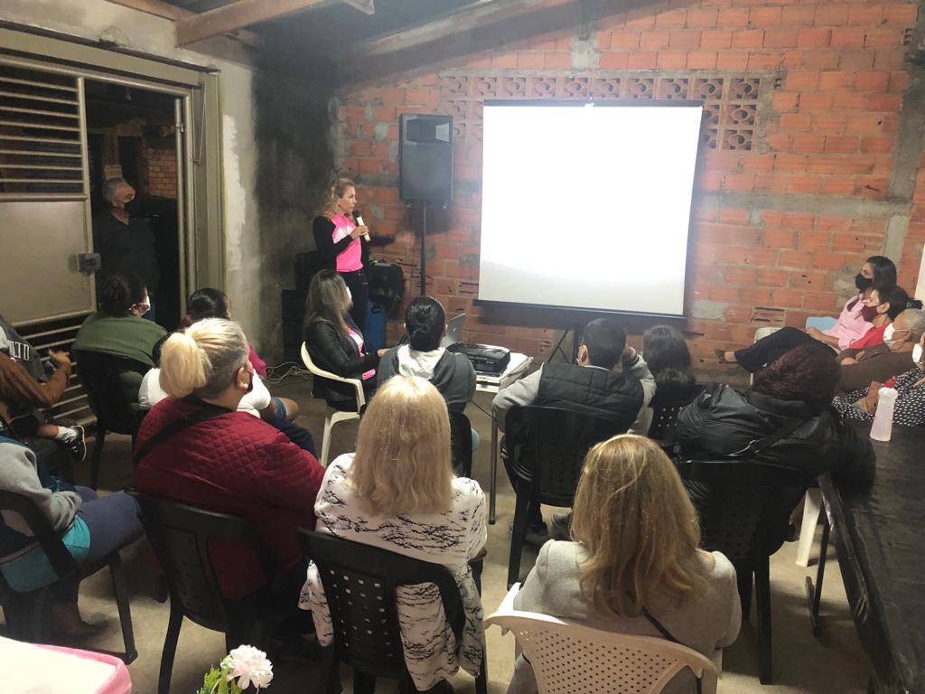 Palestra contra o câncer de mama