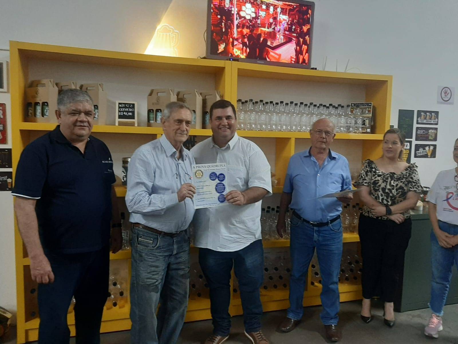 Posse do novo associado Rodrigo Montoro no RC Assis-Norte