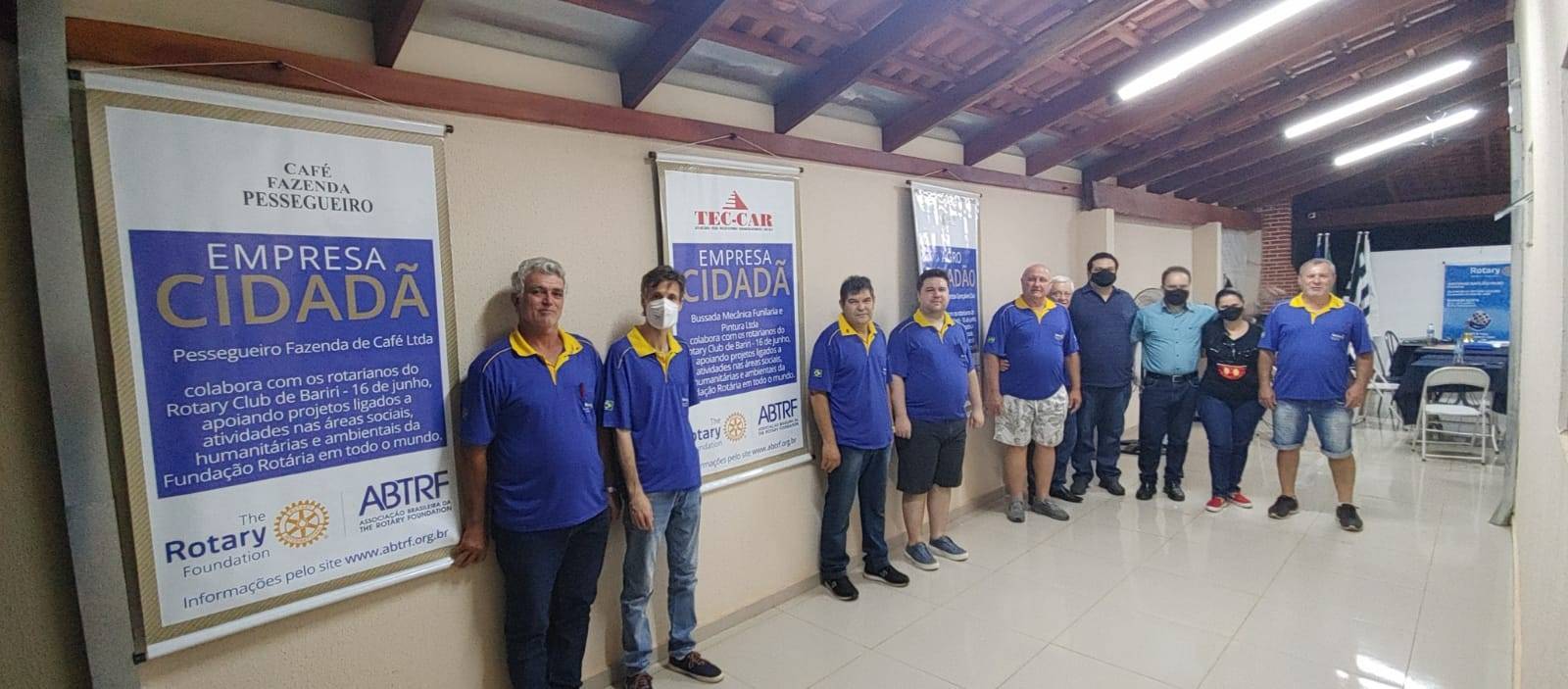Membros do Rotary Club de Bariri - 16 de junho