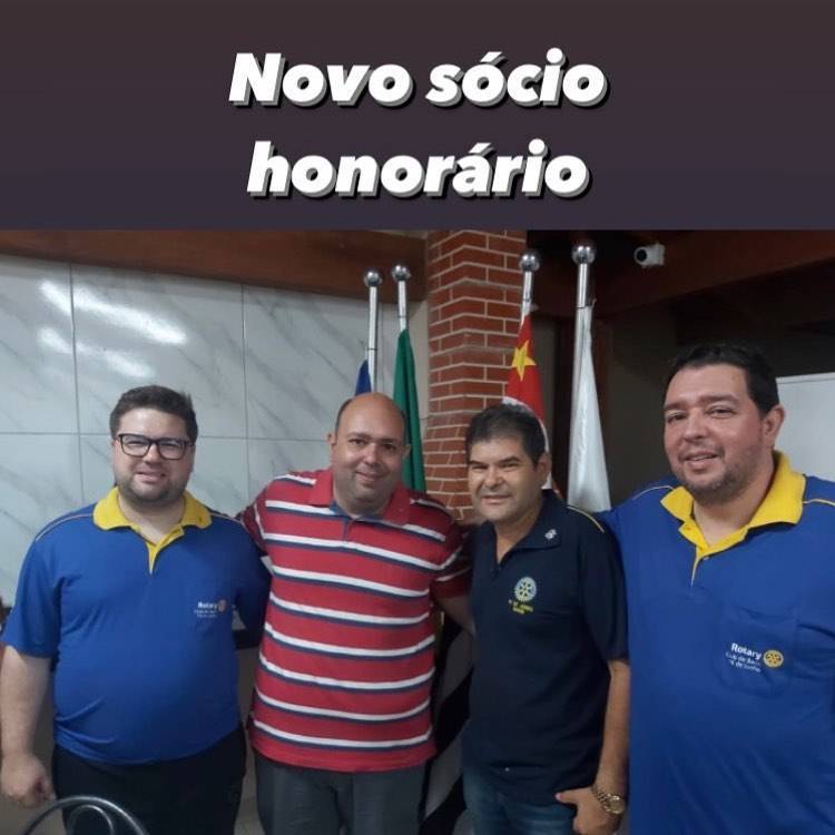 Posse do Novo Sócio Honorário
