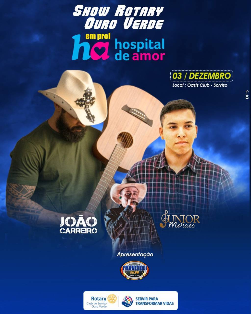  03/12/21 - Show: Rotary Ouro Verde em prol do Hospital de Amor