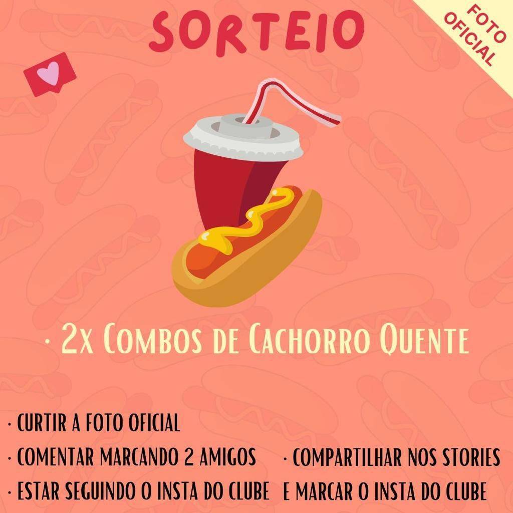 Regras do sorteio da Festa do Cachorro-quente.