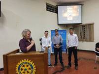 Presidente Cima com José Eduardo, Luís e Sergio