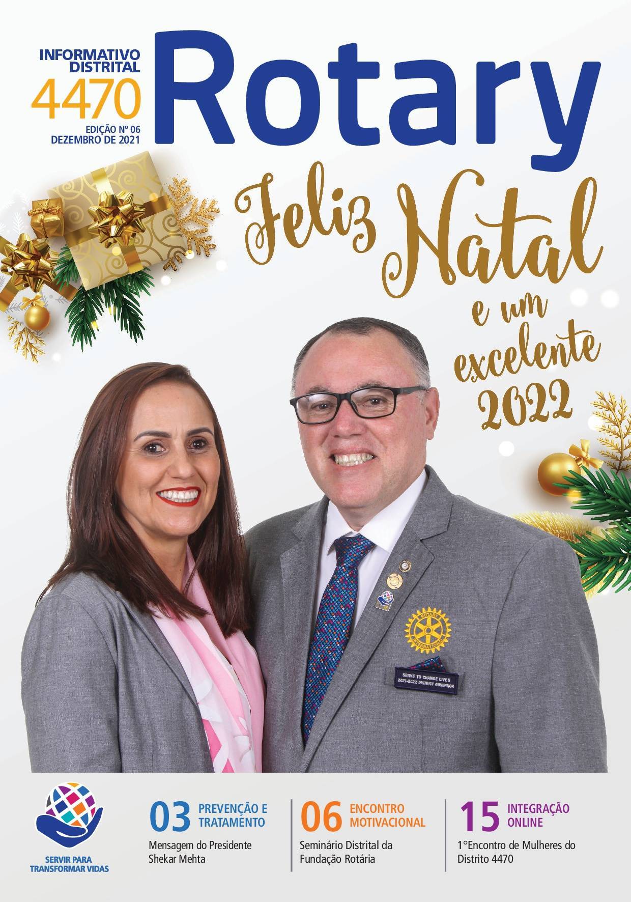 Informativo Rotário de DEZEMBRO/2021 - Numero 06 - Carta Mensal