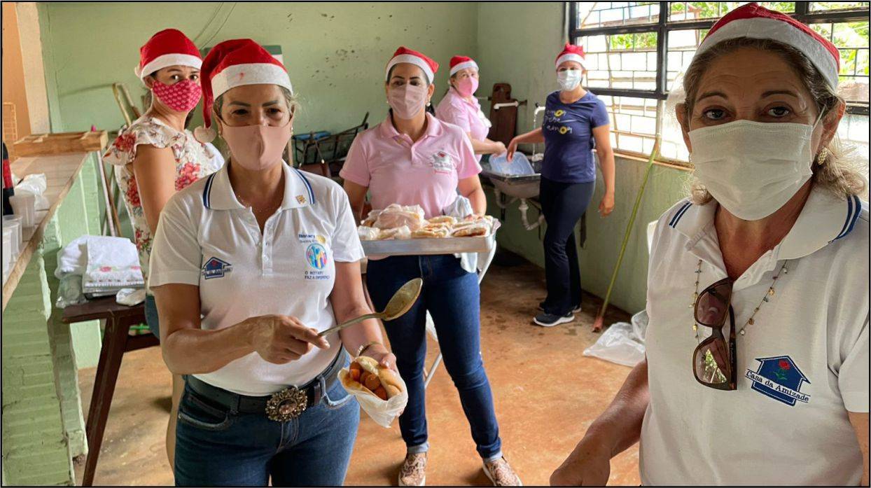 ROTARY CLUB DE PIRACANJUBA E A CASA DA AMIZADE REALIZAM O NATAL SOLIDÁRIO