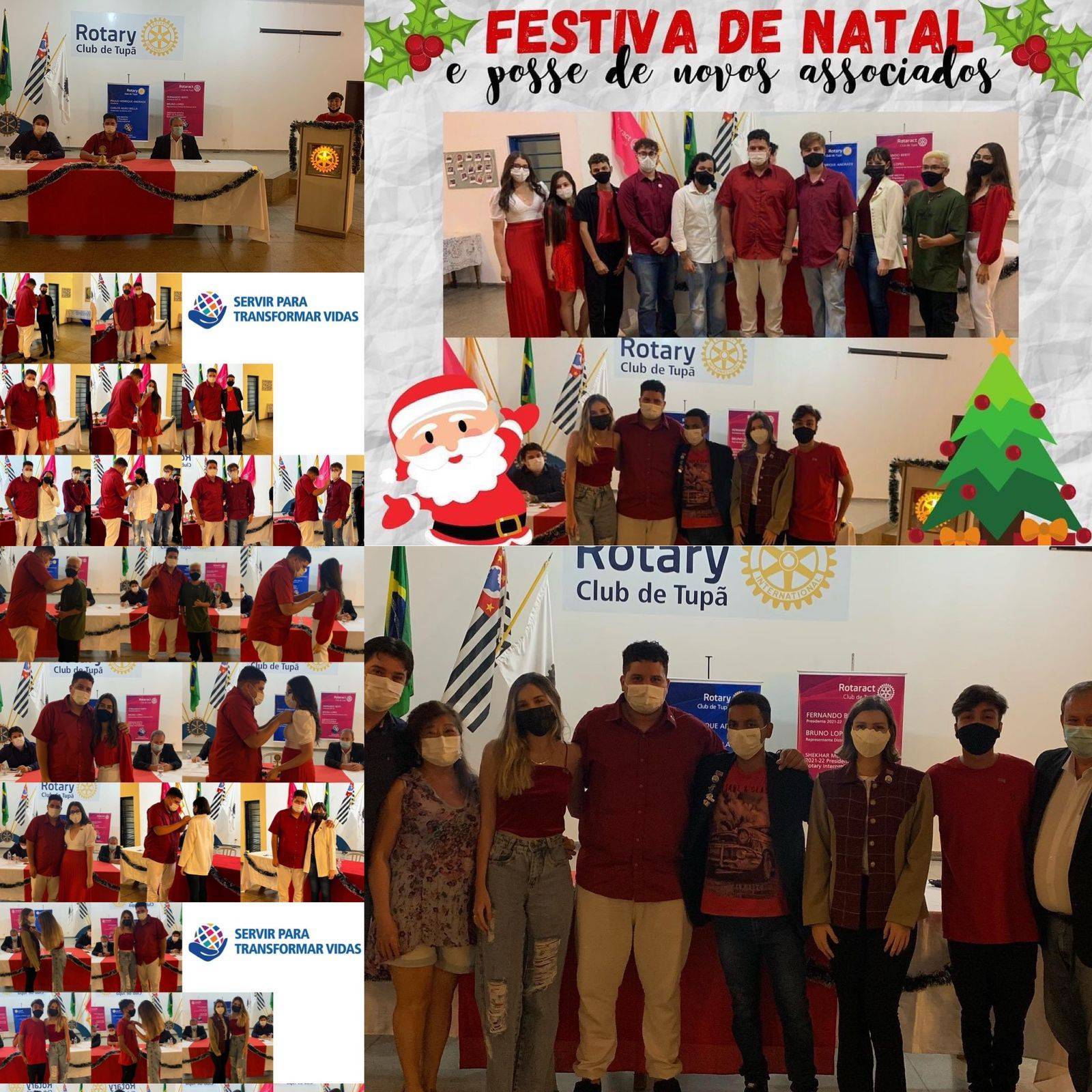 Festiva de Natal e Posse de novos associados