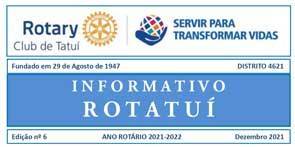 Informativo Rotatuí nº 6, de dezembro de 2021