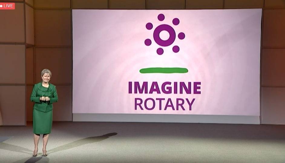 A presidente eleita do RI revela o lema de 2022-23