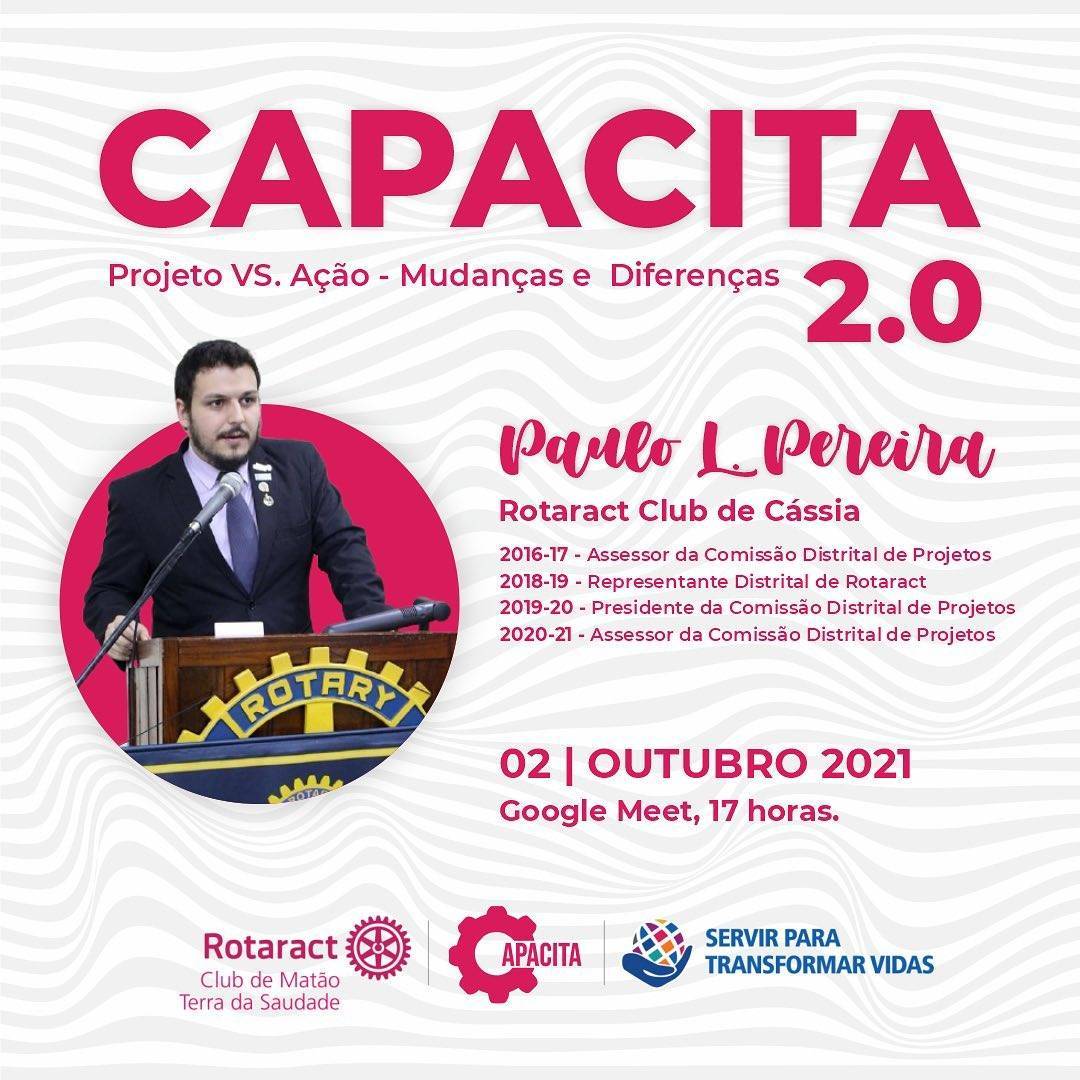 Na imagem em destaque há as informações sobre a dia de realização do treinamento.