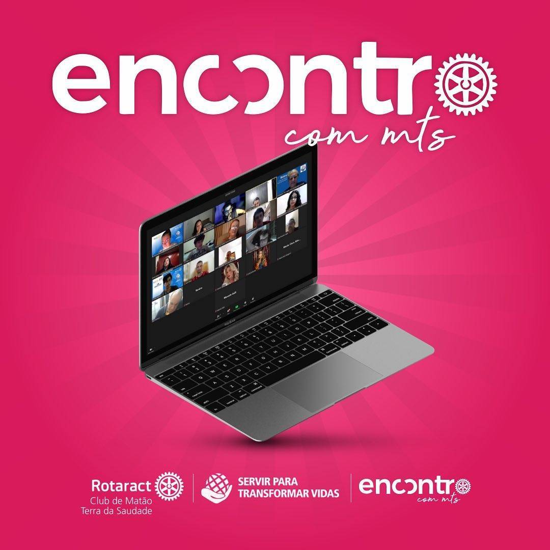 Na imagem em destaque há um registro fotográfico do encontro virtual entre os clubes.