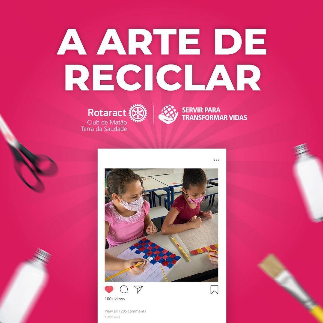 Na imagem em destaque há um registro fotográfico da oficina realizada durante o projeto.